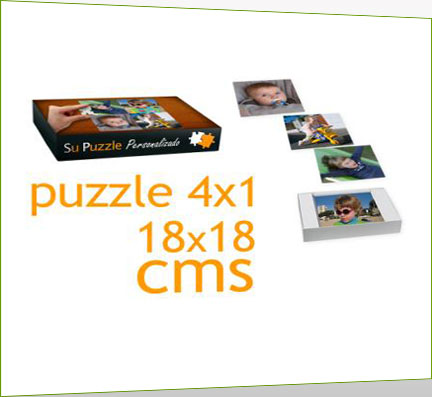 Puzzle desmontado 4 en 1