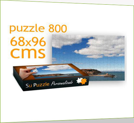 Puzzle desmontado 800 piezas