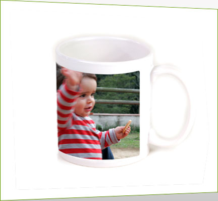 Regalo - taza de plastico, 1 foto con tu foto